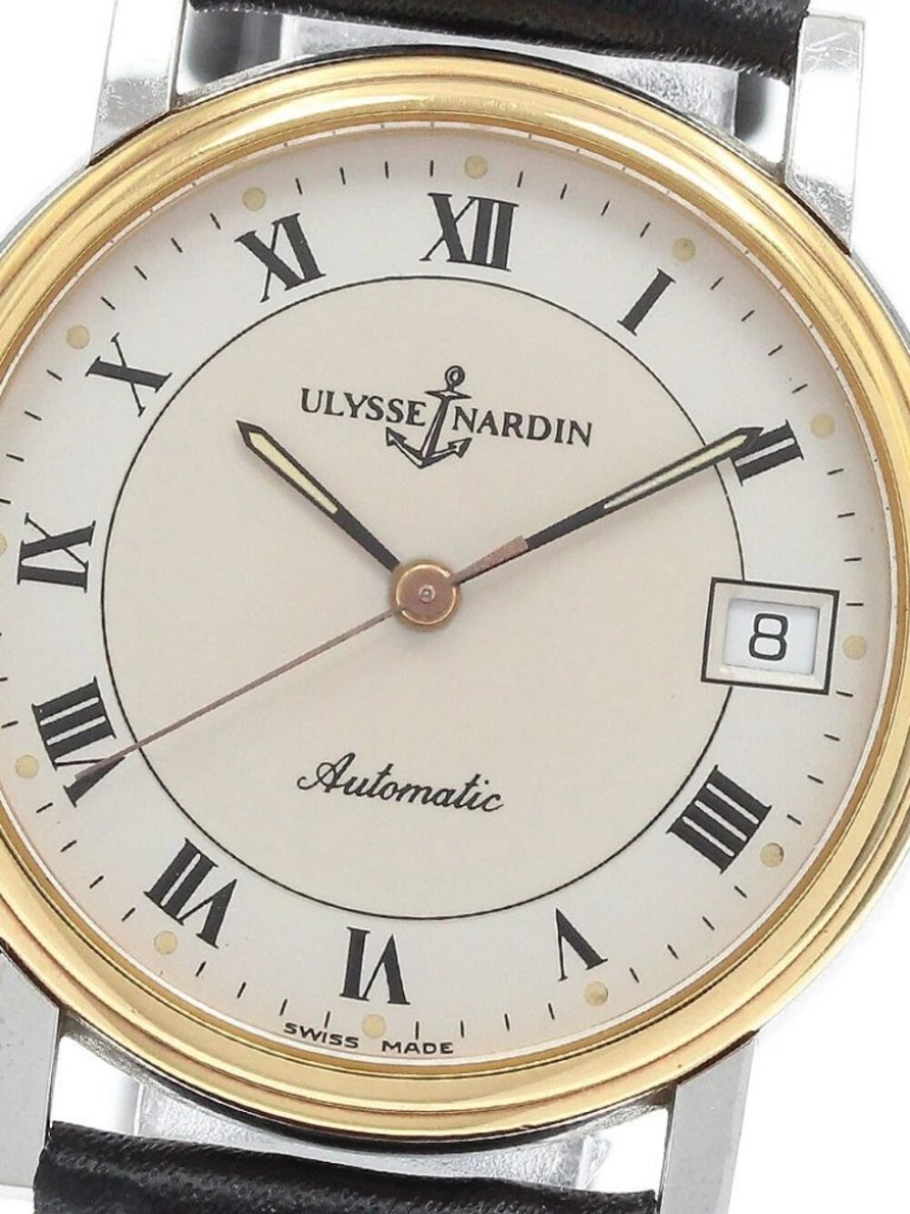 Ulysse Nardin San sheer 133-22 Date bezel K18YG Automatic Men's Watch